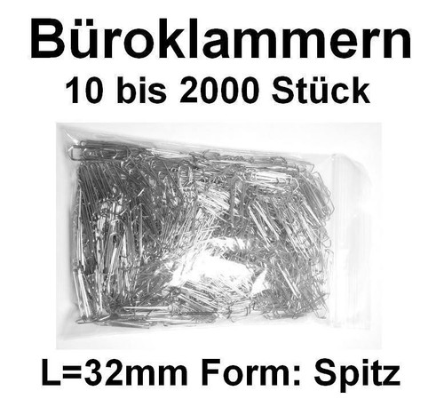 Büroklammern briefklammern - büroklammern,