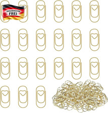 Herz Büroklammern Set 130