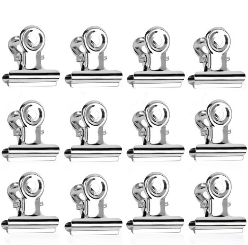 Büroklammern silber bulldog - büroklammern, silber,