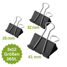 36x Foldback Klammern