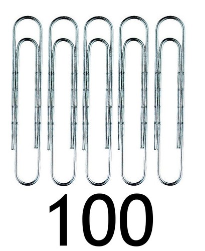 100 aktenklammern 77mm gewellt - aktenklammern,
