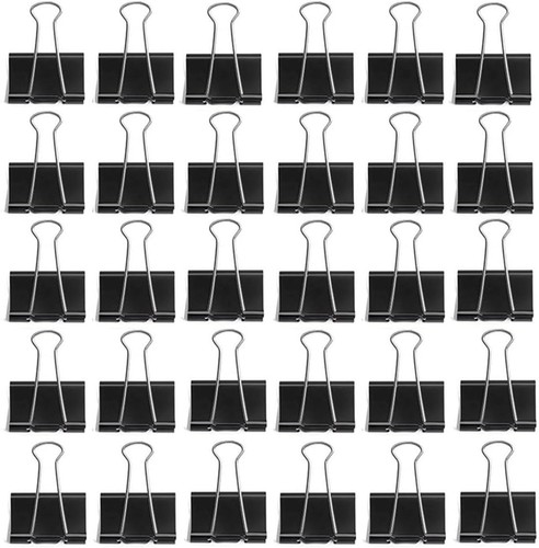 Foldback klammern 32mm schwarz - foldback,