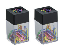 2 x Büroklammern Spender Alco