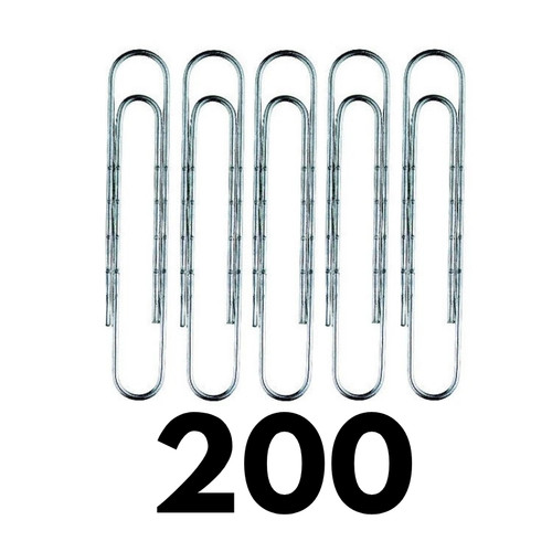 200 aktenklammern 77mm gewellt - 200,